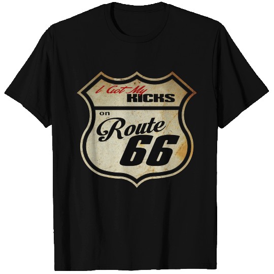Route 66 Rustic T Shirts