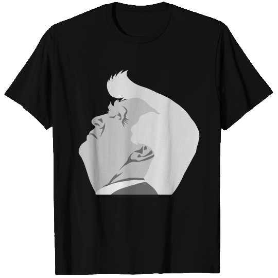 Grayscale Trump Profile T Shirts
