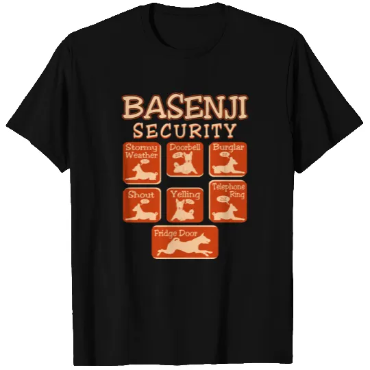 Basenji Dog Security Pets Love Funny T Shirts