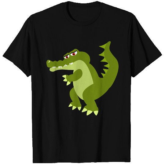 Sad Crocodile Cartoon T Shirts