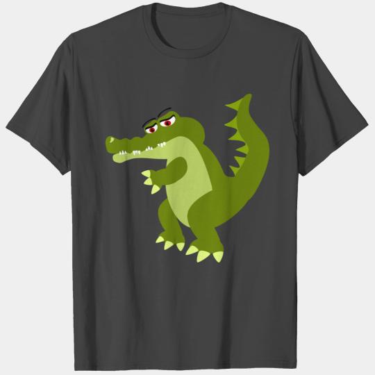 Sad Crocodile Cartoon T Shirts