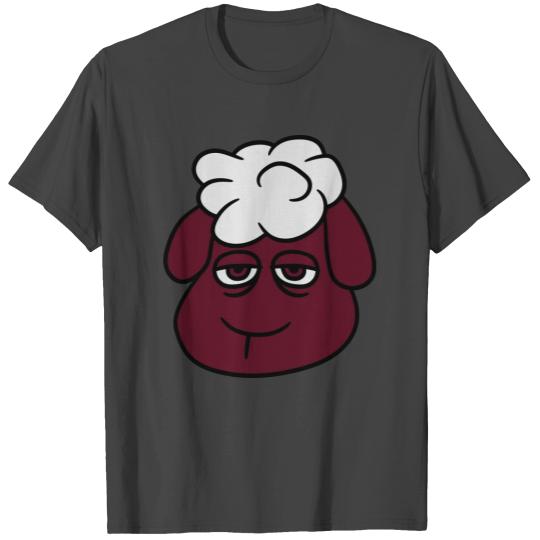 head face tired bored sad funny small cute comic c T Shirts