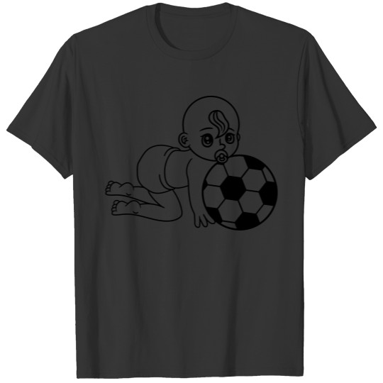football playing club star ball shooting tor best T-shirt