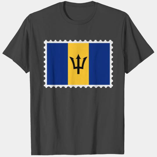 Barbados flag stamp T Shirts