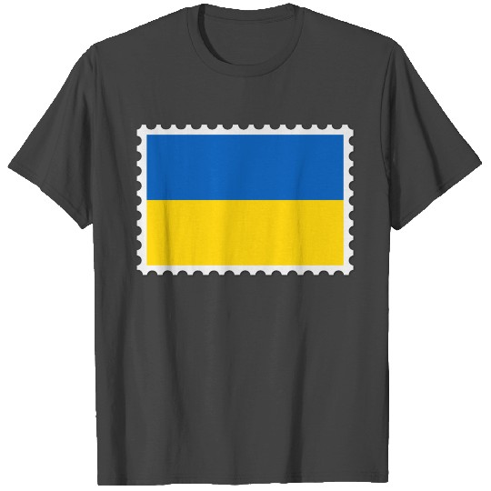 Ukraine flag stamp T Shirts