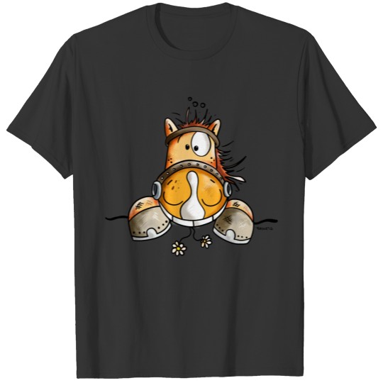 Happy Horse - Pony - Comic - Gift - Western T Shirts