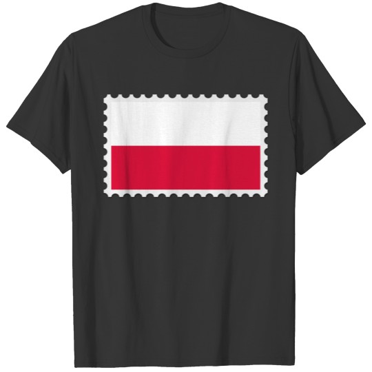Poland flag stamp T-shirt