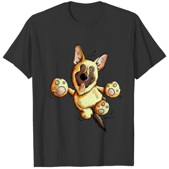 Happy German Shepherd - Comic - Dog - Gift T Shirts