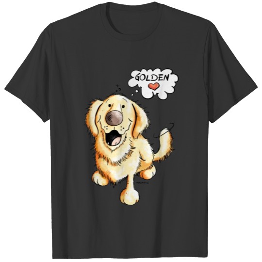 I love my Golden Retriever - Dog - Dogs - Gift T-shirt