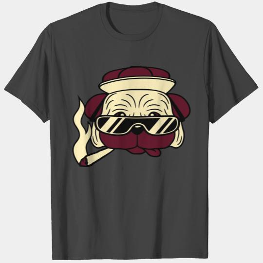 head face cool cigarette joint weed hemp smoking s T Shirts