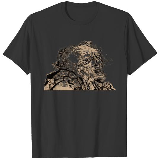 Old Man Face T Shirts