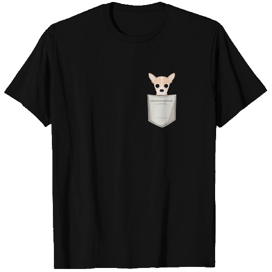 Chihuahua In a Pocket T Shirts