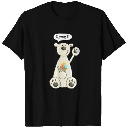 Yummy Polar Bear - Ice Cream - Summer - Gift T Shirts