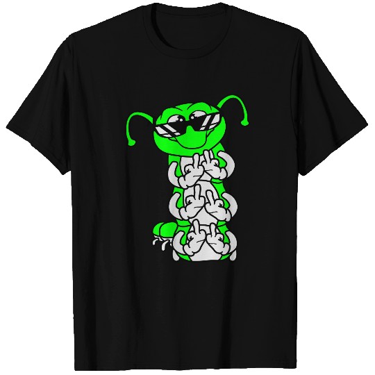 cool sunglasses wanker hand gloves middle finger i T Shirts