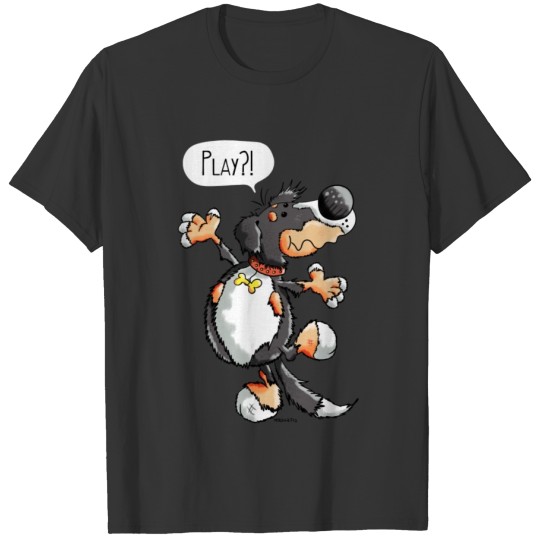 Happy Bernese Mountain Dog - Gift - Cartoon T-shirt