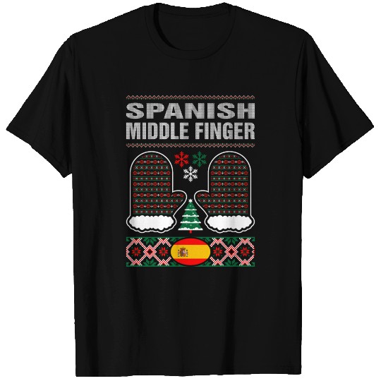 Spanish Middle Finger T Shirts