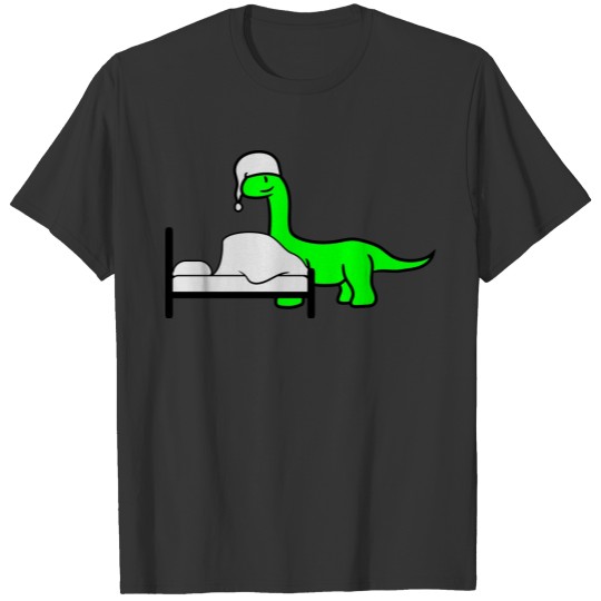 tired bed sleeping at night evening long-neck neck T Shirts