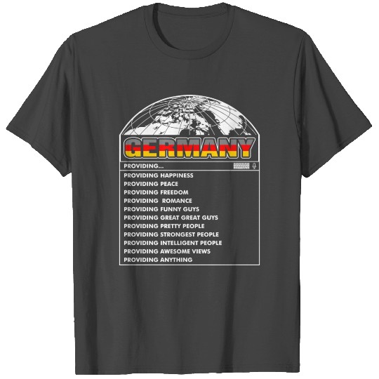 Germany Funny Girls T Shirts
