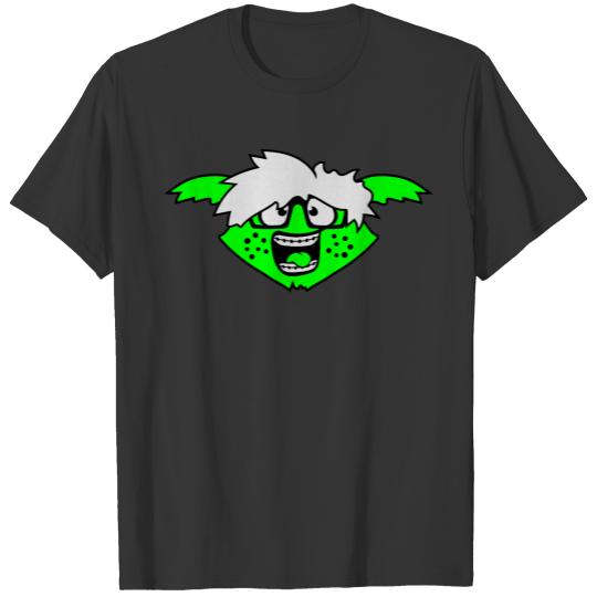 pimple face head nerd geek sly goggles smart readi T-shirt