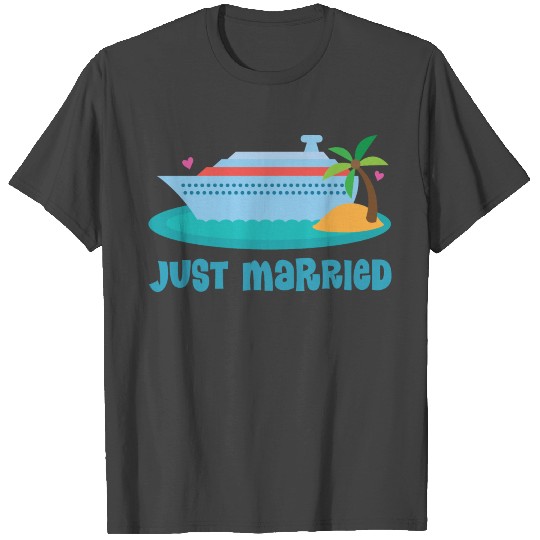 Just Married Honeymoon Cruise T Shirts