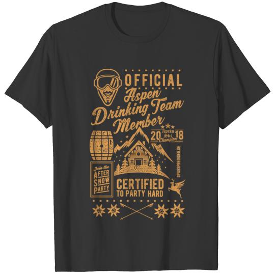 Aspen Drinking Team Member T Shirt T-shirt
