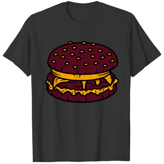 hamburger cheeseburger burger fast food delicious T Shirts