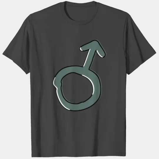 Male Gender Symbol He Man men T Shirts