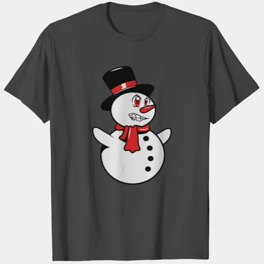 Snowman angry T Shirts