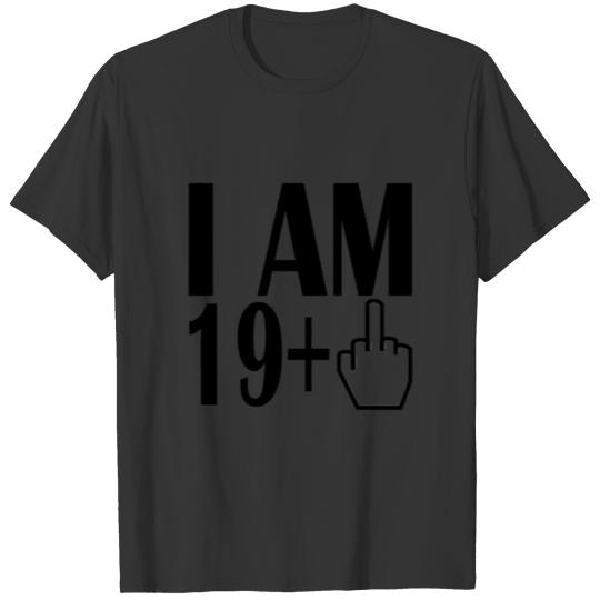 middle_finger_20th_twenty_birthday_funny T-shirt
