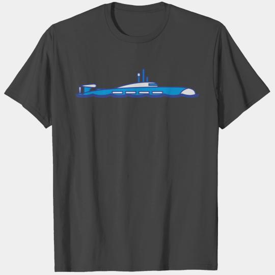 waves surfaced surf cool submarine swim diving und T Shirts