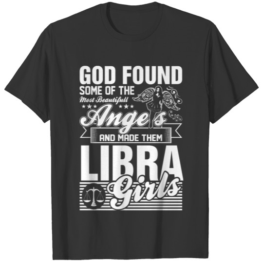 God Found Angels Libra Girls T Shirts
