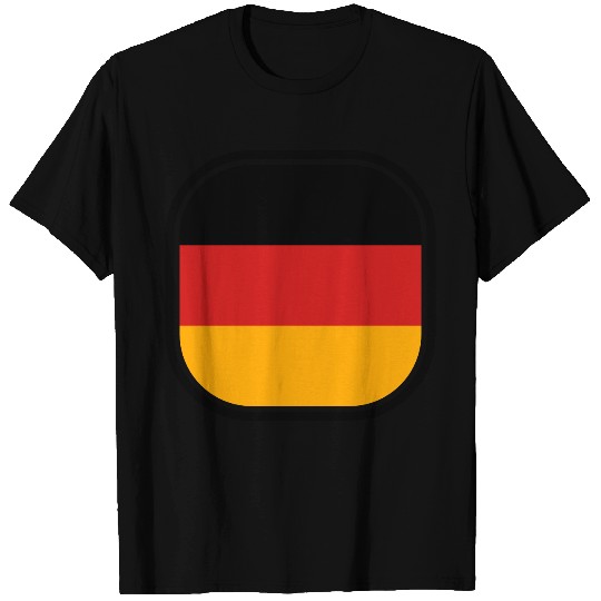 button 3 colors germany nation black red gold flag T Shirts