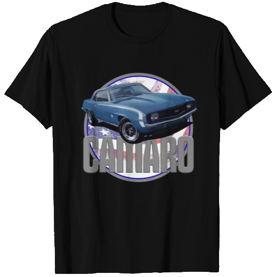 Bold Camaro in Blue T Shirts