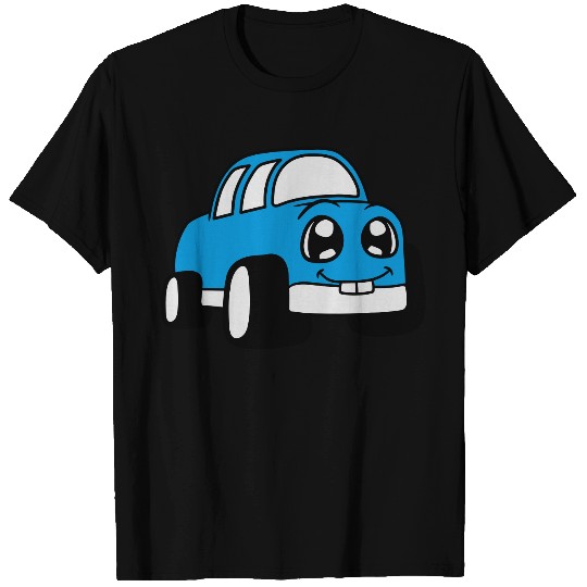 face alive comic cartoon car speeding fast race ca T Shirts