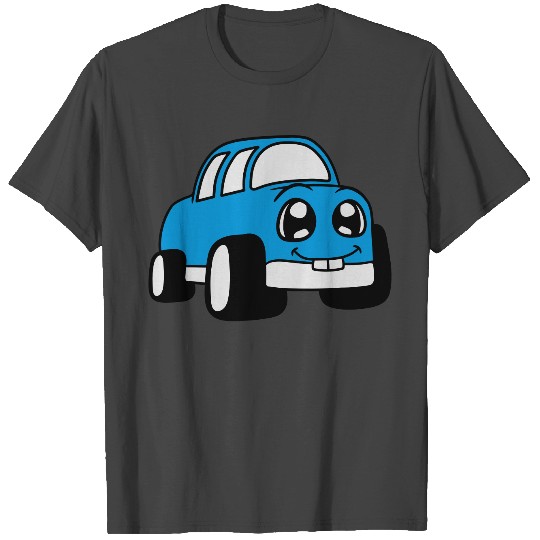 face alive comic cartoon car speeding fast race ca T Shirts