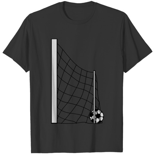 ball net shoot soccer kick goal dribbling storm st T-shirt