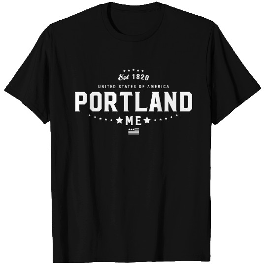 Portland Maine ME State T Shirts