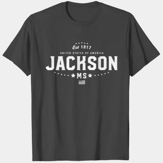 Jackson Mississippi MS State City USA T Shirts