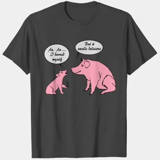 Mommy pig and piglet T Shirts