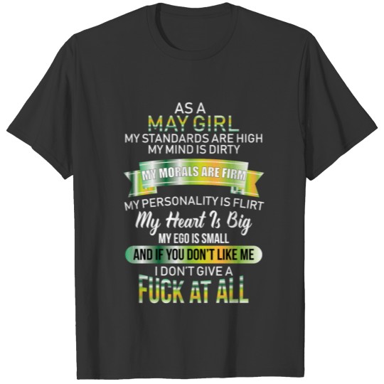Cool May Girl T-shirt
