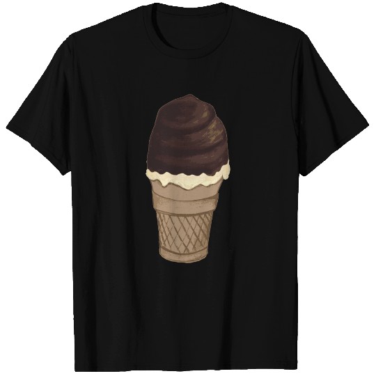 Chocolate Dip Vanilla Ice Cream T Shirts
