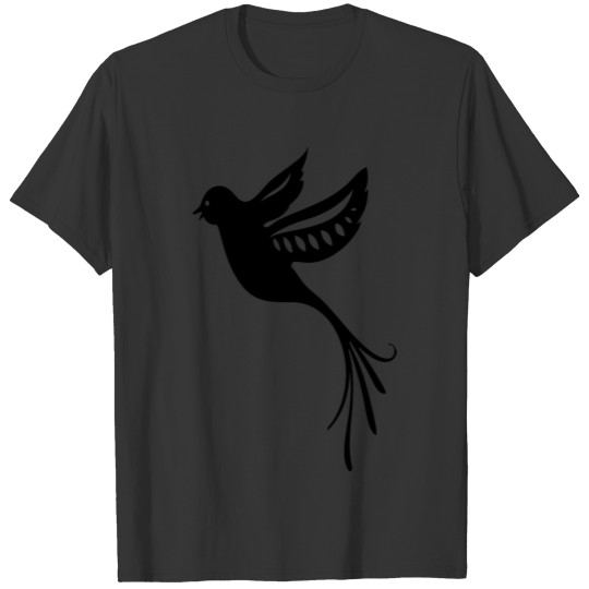 Fancy Bird Silhouette T-shirt
