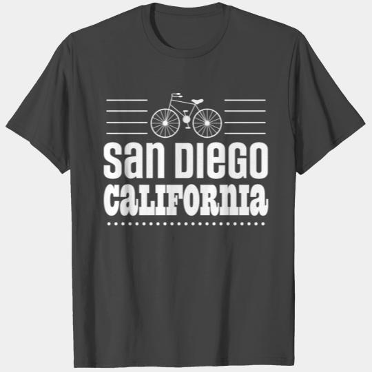 San Diego California Biking T Shirts