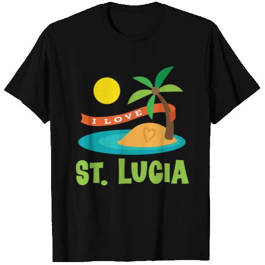 St Lucia Vacation T Shirts