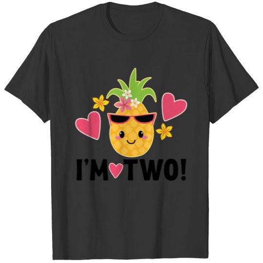 2nd Birthday Pineapple T-shirt