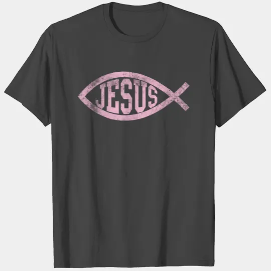 jesus fish Ichthys christian catholic T Shirts