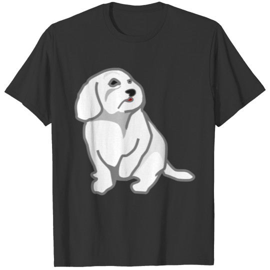 White Maltese Dog T Shirts