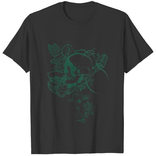 skull rose tattoo [charcoal edition] T-shirt