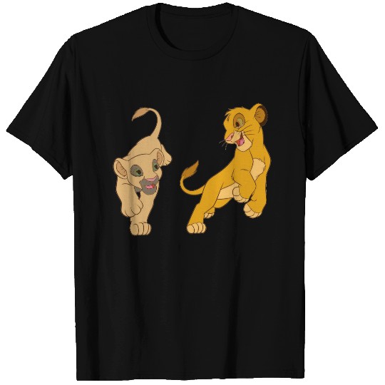 Lion King's Simba and Nala Playing Disney T-shirt