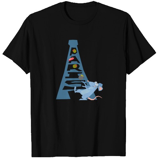 Ratatouille Remy by Eiffel Tower Disney T-shirt
